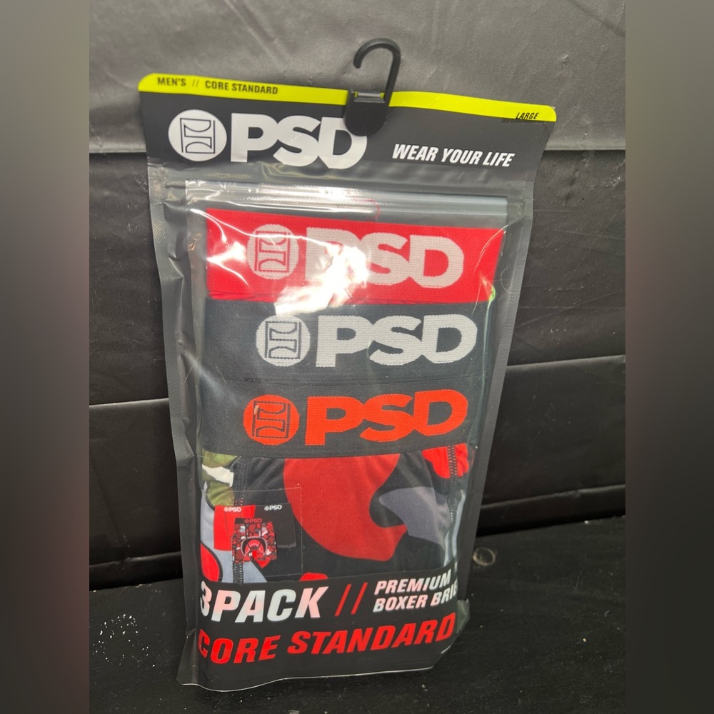 PSD 3 pk boxer briefs Red Camo Warface